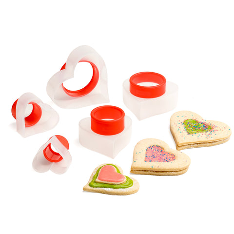 Image of BETTY CROCKER Snap-Fit Cookie Cutter Set