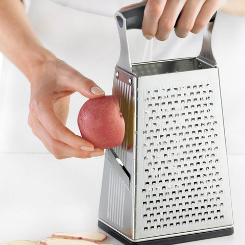 Image of Cuisipro Silver 4 Sided Box Grater - Cuisipro USA