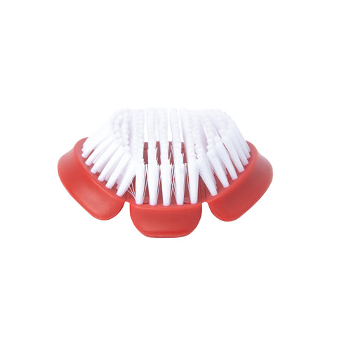 Image of Vegetable Cleaning Brush Soft Red
