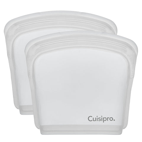 Image of Cuisipro Reusable Bags Clear 200ml (set of 2)