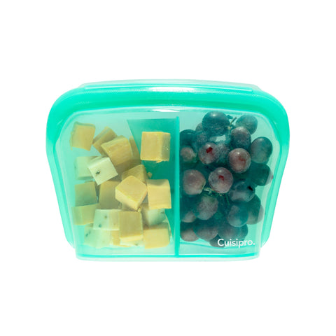 Image of Stand Up Reusable Bag w/ Divider, 1300ml