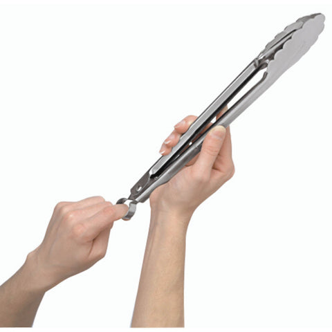 Image of Cuisipro SS Locking Tongs - Stainless Steel
