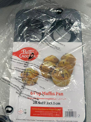 Betty Crocker 6 连马芬蛋糕模｜家用小批量烘焙神器