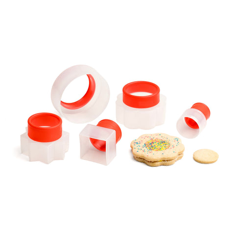 Image of BETTY CROCKER Snap-Fit Cookie Cutter Set