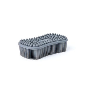Silicone Cleaning Sponge with 2 Different Scrubber Styles