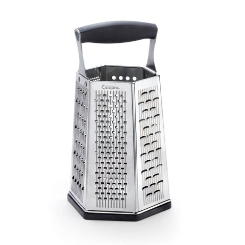 Image of Cuisipro  Silver  6 Sided Box Grater - Cuisipro USA