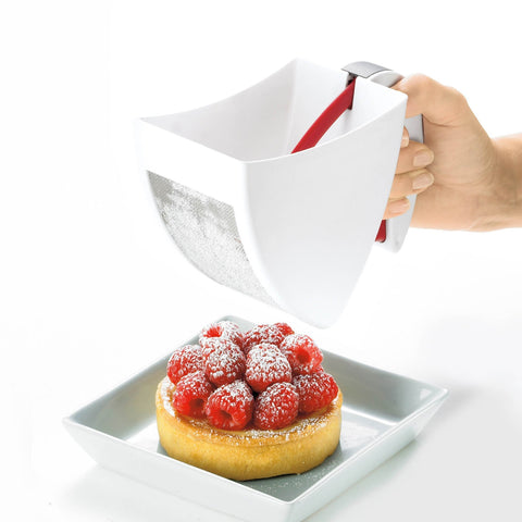 Image of Cuisipro  White Scoop & Sift Flour Sifter - Cuisipro USA