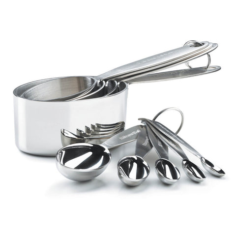 Image of Cuisipro Stainless Steel Measuring Cups and Spoon Set