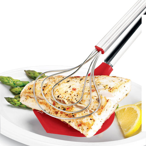 Image of Cuisipro Red Fish Tongs - Cuisipro USA