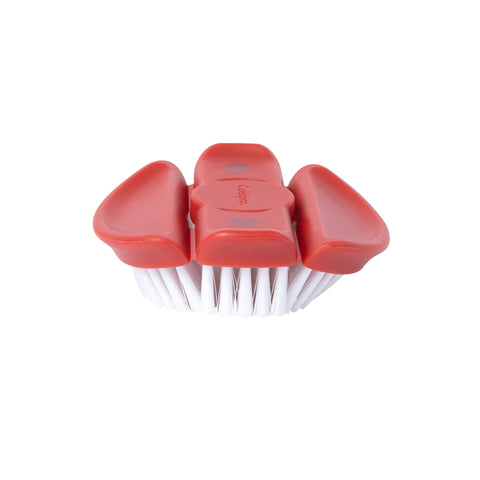 Image of Vegetable Cleaning Brush Soft Red