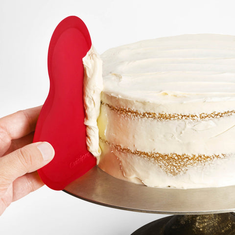 Image of Cuisipro Red Flexible Bowl Scraper - Cuisipro USA