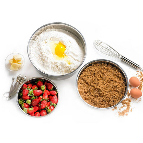Image of Cuisipro Stainless Steel Mixing Bowl - Set of 3