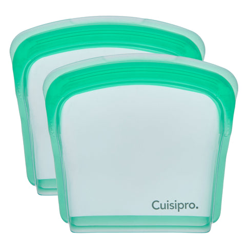 Image of Cuisipro Green Reusable Bags 200ml (set of 2)