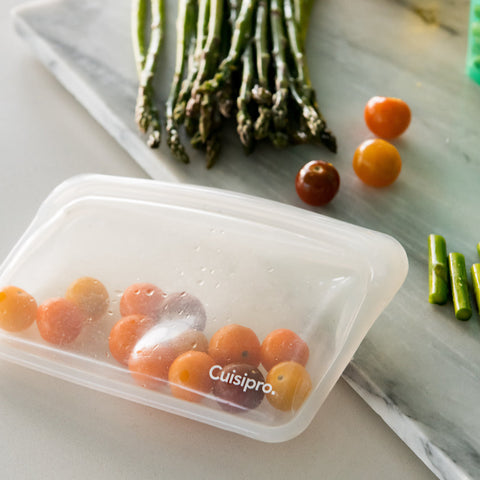 Image of Cuisipro Reusable Bags Clear 400ml
