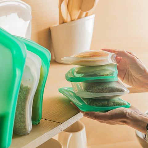 Image of Cuisipro Green Reusable Bags 800ml