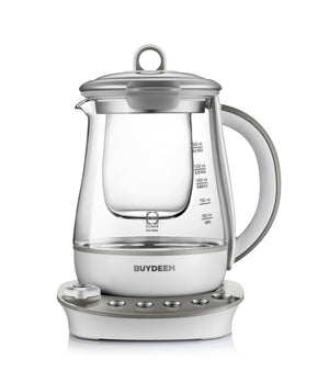 (北美最低价)北鼎养生壶Buydeem Health-Care Beverage 9-in-1 Brew Cooker Kettle, 1.5L, Grey (K2683)